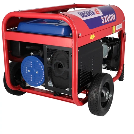 Agregat prądotwórczy, generator DEDRA DEGB3600K moc max. 3,2kW, 3200W, moc 2,8kW 2800W, miedziane uzwojenie silnika