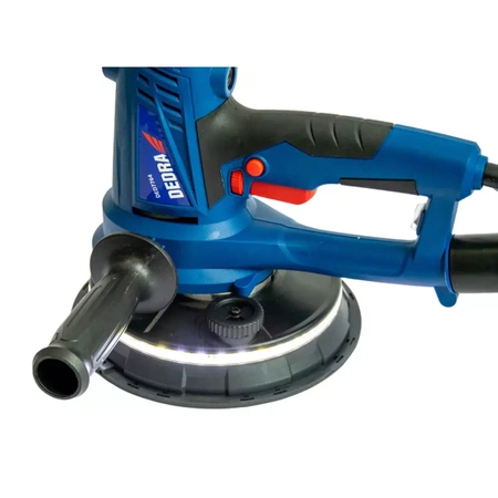 DEDRA DED7764 Șlefuitor manual pentru gips carton de 750 W, disc de 180 mm, pentru gips carton, cu aspirare a prafului