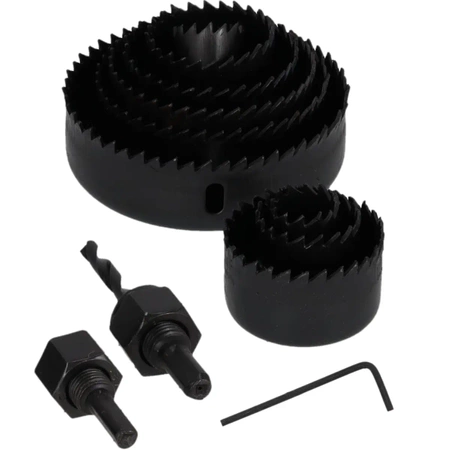 Hole saw 9 pcs set