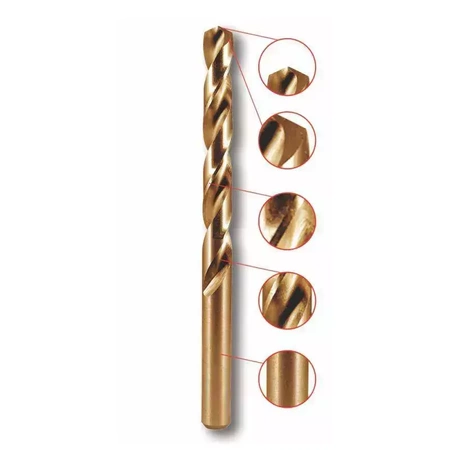 Burghie cobalt pentru metal 3,2x65mm, HSS, DIN338, 1buc