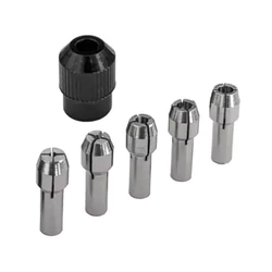 Collets for mini grinder DEDRA 08T610, set of 6pcs