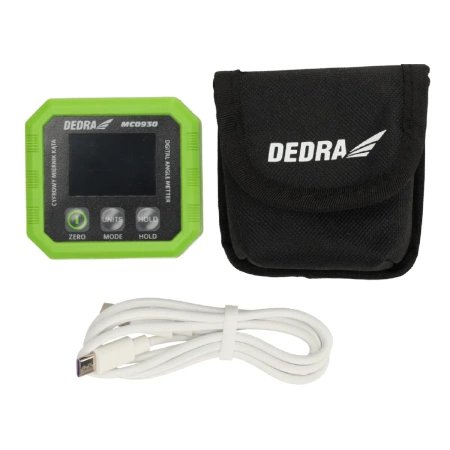 Digitálny uhlomer, digitálny uhlomer 3.7V, 4x90 stupňov DEDRA MC0930