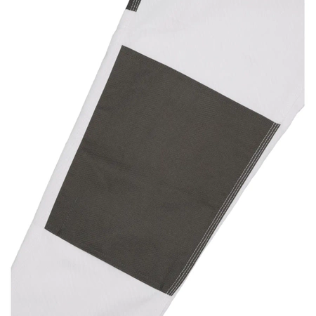 Spodnie ochronne DEDRA BH4SP-M M/50, białe, White line 190g/m2