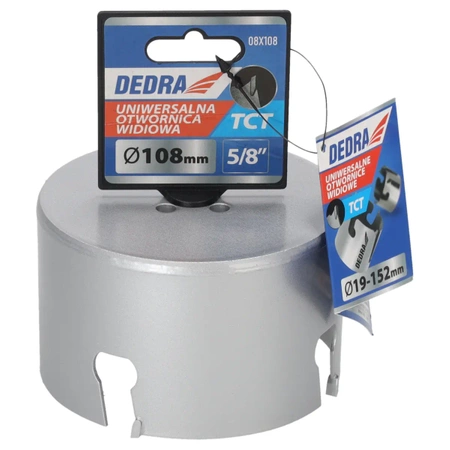 DEDRA TCT univerzalna vrtalna žaga 08X108 108 mm 5/8''