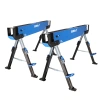 Workshop, carpentry trestles DEDRA N1103, 2 pcs, foldable, adjustable, max. load 1180kg/pair.