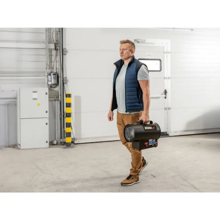 Газов нагревател 7-15kW, черен DEDRA DED9942