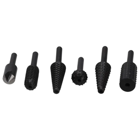 Metallist ja puidust freesimine, DEDRA 07F501 6tk komplekt, vars 6mm, HCS