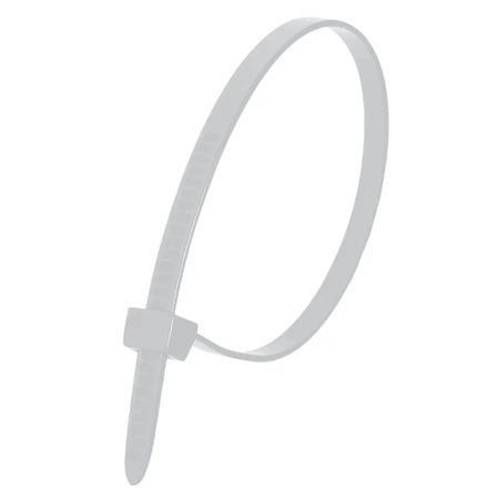 Nylonowe opaski zaciskowe białe DEDRA 11AB48302 4,8x300 mm (100 szt.)