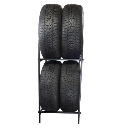 Tyre rack for 4 tyres, vertical tyre rack DEDRA N1511