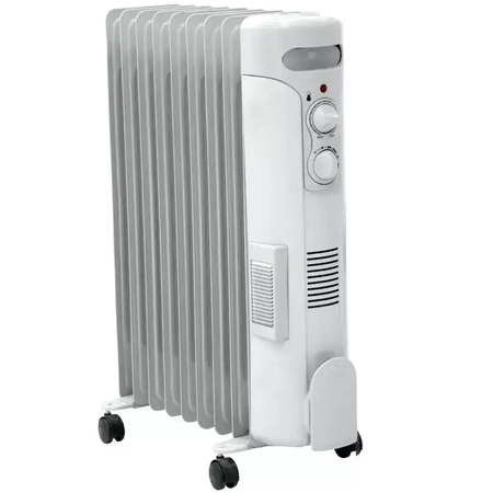 Eļļas sildītājs 2000W+gaiss 500W