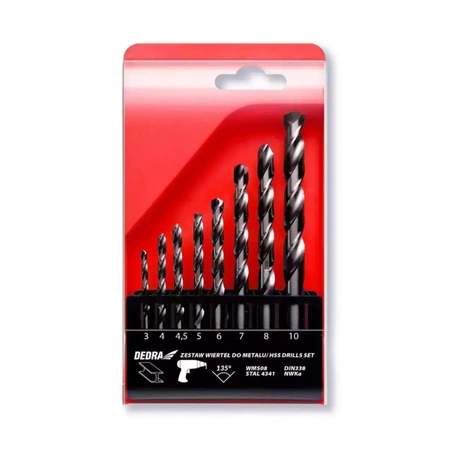 HSS drills set 8pcs.