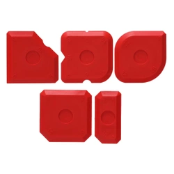 Шпателі силіконові, DEDRA 15B087, 5 штук