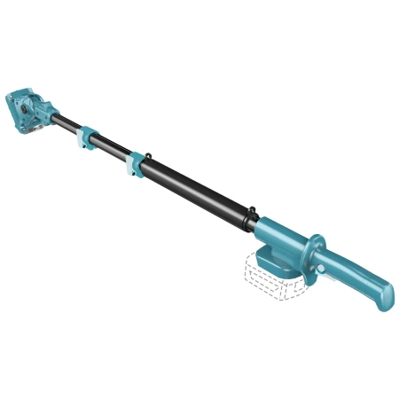 Prelungitor telescopic, prelungitor din aluminiu, DEDRA SAS+ALL DED70093, prelungitor pentru fierăstrău și foarfecă de grădină, lungime 2,7 m