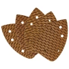 Hârtie de șlefuit delta Anti-clog #150, 140x140x80mm, Velcro, 5 buc, DEDRA DED7941R5