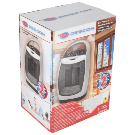 Kerámiabetétes termoventilátor 1800W