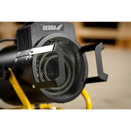 Електричний обігрівач 2,0 кВт, круглий, чорний DEDRA DED9930B