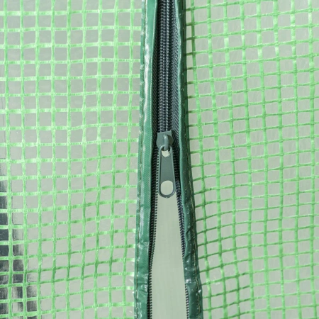 Большая складная теплица для сада DEDRA N04741, размеры 143x143x195 см