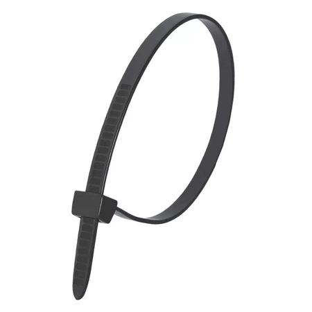 Reusable cable ties, openable, black DEDRA 11CV74503 7,4x500  mm (50 pcs)