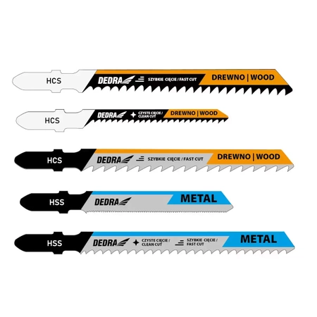 Jigsaw blades set 5pcs