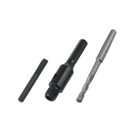 Diamantni rezkar DEDRA H1222 ¶ 82 mm, dolg 75 mm, v kompletu, za beton, ploščice, kamen