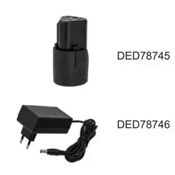 12V 1,5Ah, Li-ION Battery for DED7874