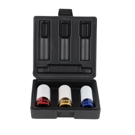 Hillen&Mohr 17M003 набор ударных торцевых головок для легкосплавных дисков 1/2" 17мм, 19мм, 21мм