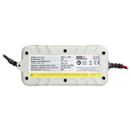 Mikroprocesorový usměrňovač 4A, 6V/12V, 4-120Ah, LCD LFP