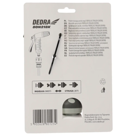 Szórópisztoly,egyszerű,szabályozható FIBERGLASS TRIGGER CONTROL