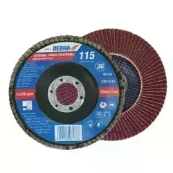 Slīpēšanas lapiņdisks 115 x 22 mm, granulācija 60