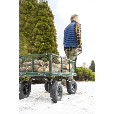 Garden cart with net, DEDRA N1011 96x50x80cm