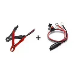 Set of cables: clamps +O-ring extra adapters