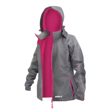Woman softshell jacket, size XS, 96%polyester + 4%elastane