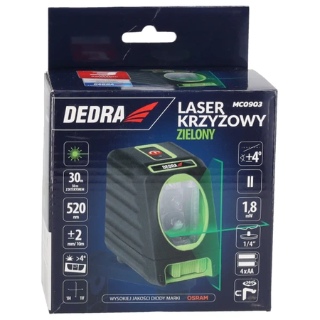 Krustveida lazers, zalš