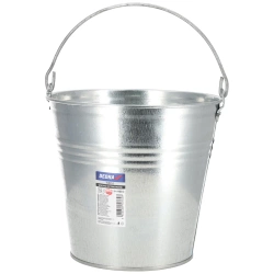 Galvanized bucket 10l, DEDRA 15B152