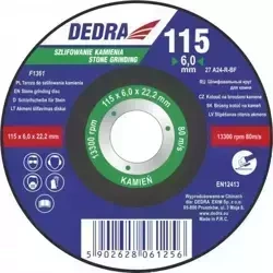 Disc for polishing stone depressed center 125x6,0x22,2