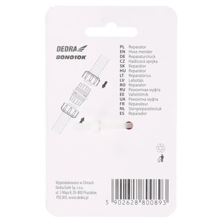 Kordaja 1/2", leht GARDEN DEDRA 80N010K