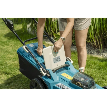 Cordless brushless lawn mower 2x18V DEDRA SAS+ALL DED7197V
