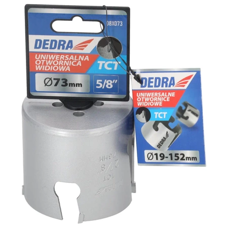 DEDRA 08X073 TCT universaalne augusaag DEDRA 08X073 73 mm 5/8''