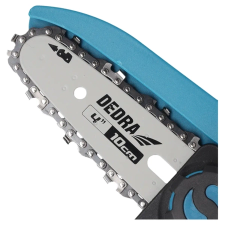 18V akutööriistade komplekt DEDRA SAS+ALL DED7031: mootorsaag, 2,0Ah akupakett, laadija