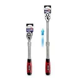 Тріскачка 1/2" Тріскачка Hillen&Mohr 17J318Z 72T, CRV 6140, телескопічна 305-445 мм