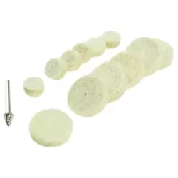 Poleerimisvillad DEDRA 08T607 komplekt 13tk