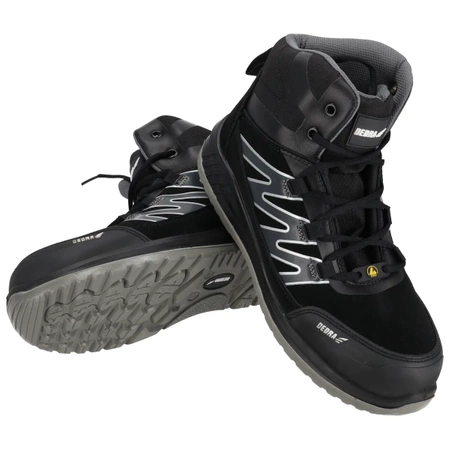 Varnostni škornji, varnostni čevlji DEDRA BH9T6V-47 semiš, velikost: 47, kat.S1,kompozitni zaključek
