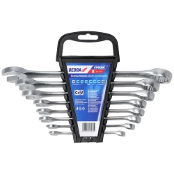 Combination spanner ROUGH MATT finish CrV set