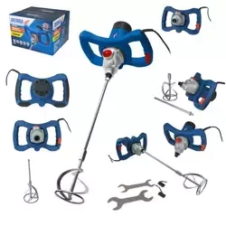 DEDRA DED7927 1300W elektriline segisti, 2 kiirust, 120mm, mördile, krohvile, liimile, värvile ja lakile