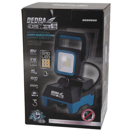 Cordless LED working light 18V, DEDRA SAS+ALL DED6905
