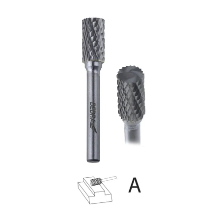 Cilindrično glodalo DEDRA 07F600 A6x16mm, drška 6mm