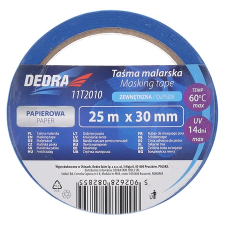 Vanjska maskirna traka 30 mm x 50 m, DEDRA 11T2014