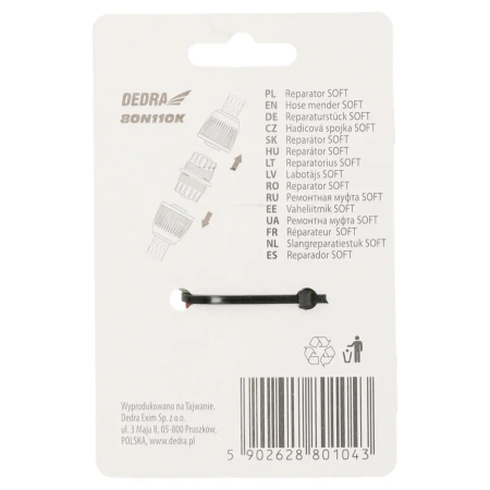 Reparator 3/4" SOFT, kartica GARDEN DEDRA 80N120K