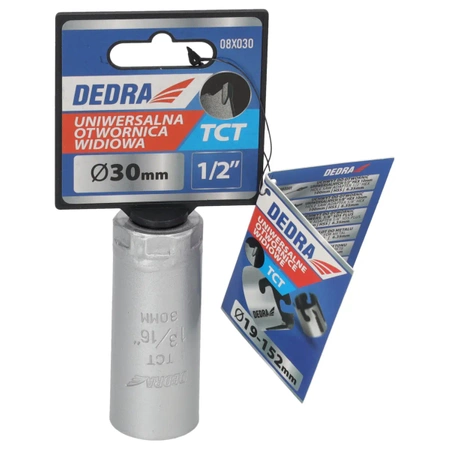 DEDRA univerzalna vrtalna žaga za TCT DEDRA 08X030 30 mm 1/2''