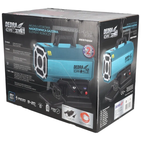 Ohřívač plynový 9-20kW 18V/230V